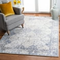 thumbnail image 2 of SAFAVIEH Restoration Vintage Caelestinus Geometric Area Rug, Ivory/Blue, 6' x 6' Square, 2 of 8