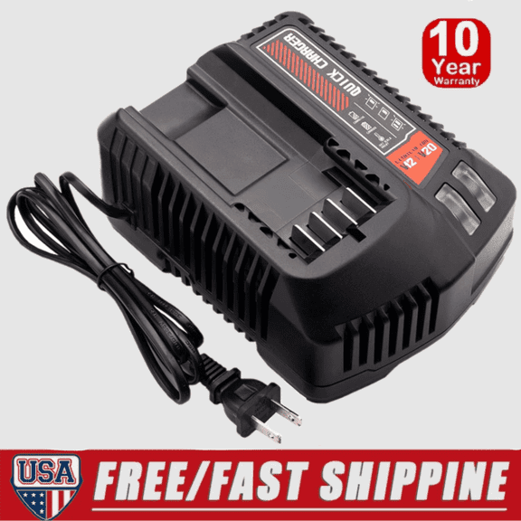 CMCB104 Fast Charger Compatible with Craftsman 20v V20 Lithium Battery CMCB201 CMCB202 CMCB205 CMCB209 CMCB206 CMCB202-2 Replacement for 20v Battery Charger CMCB100 CMCB102 CMCB124