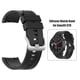thumbnail image 3 of Correa de reloj con correa de muñeca de silicona de 22 mm con hebilla de acero para Amazfit GTR 47 mm, 3 of 7