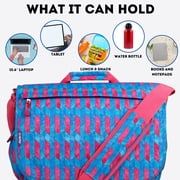 J World Womens Thomas 16 Messenger Bag with Laptop Sleeve for School and Travel, Nordic