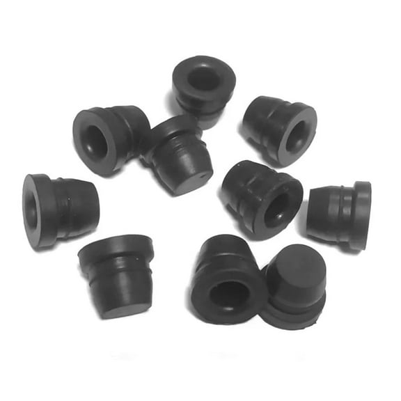 FYUU 10Pcs Rubber Brake Pump Caliper Exhaust Screw Dust Cover Cap For Scooter Motorcycle