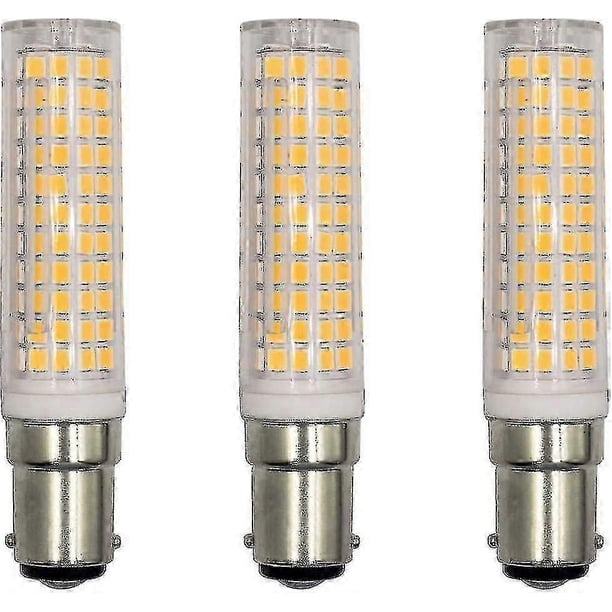 Ba15d LED Bulb 15W 3-Pack Warm White 3000K, Energy Saving for Fridge/Lamp, AC230V, Class A+)
