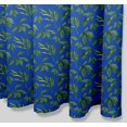 thumbnail image 3 of S4Sassy Blue Mango Leaves Bathroom Decor Shower Waterproof Curtain Drapes Resistant-60 x 70 Inch, 3 of 6