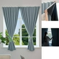 thumbnail image 3 of Hearthoom Outdoor Curtains Sun Blocking Drapes Sticky Tab Windproof Design for Gazebo Patio Porch Weather Protection, 3 of 9