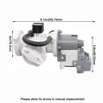 thumbnail image 2 of DC96-01585L Washing Machine Drain Pump fit for Samsung Washer, Repalce DC96-01585L, AP5582209, 2677749, PS4217041, EAP4217041, 2 of 6