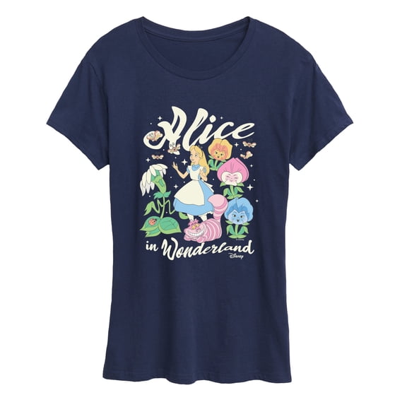 Disney - Alice In Wonderland - Women's Short Sleeve Graphic T-Shirt