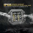 thumbnail image 4 of 2X 5 Flush Mount Work Off Road 12V 24V 40W Spot Beam LED Pods Light Bar For Car Truck Atv Jeep Headlight, 4 of 5