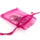 thumbnail image 5 of Bolsas de regalo de organza Boshen, 100 unidades, 10 x 15 cm, color rosa intenso, 5 of 8