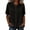 #0346-Black, variant on Pounoo Women's Blouses Mandarin Collar Short Sleeve Shirts Casual Office Lightweight Breathable Loose Fit Tops Gift