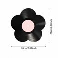 thumbnail image 3 of Flower Shaped Vinyl Record Desk Decor, Diy Art Ornament For Shelf And Table, Creative Music Themed Craft Project, Home Decor, Hobby Activity And Gift For Music Lovers And Collectors, 3 of 5