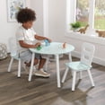 thumbnail image 3 of KidKraft Ensemble table de rangement ronde + chaise - Menthe, 3 of 9