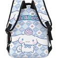 thumbnail image 3 of Cinnamoroll Cinna-moroll Backpack, 15.8 inch, Blue 3, Cartoon Anime Design, Daypack, High Capacity, Lightweight, Waterproof, Adjustable Straps, 3 of 5