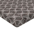 thumbnail image 4 of Ambesonne Boho Fitted Sheet, Swirly Abstract Etnnic Motifs, King Size, Warm Taupe and Slate Blue, 4 of 5