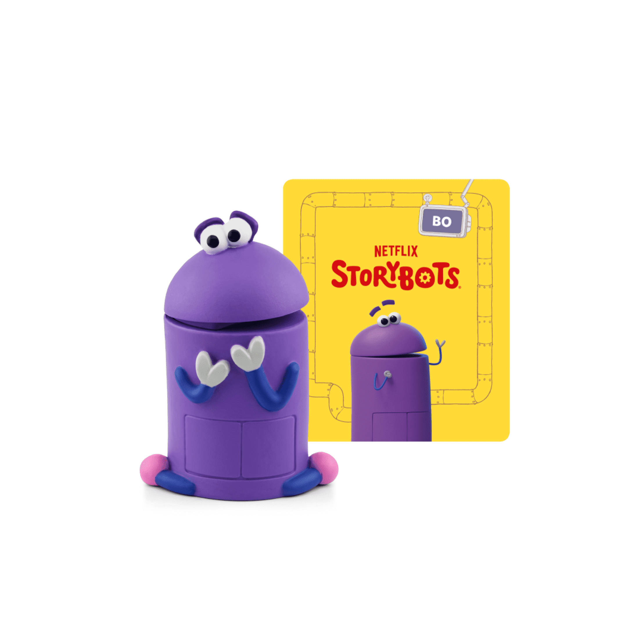 tonies Ask the StoryBots: Bo,Purple Audio Toy Figurine, Age Group 3+