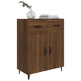 thumbnail image 2 of vidaXL Sideboard Brown Oak 69.5x34x90 cm Engineered Wood, 2 of 5