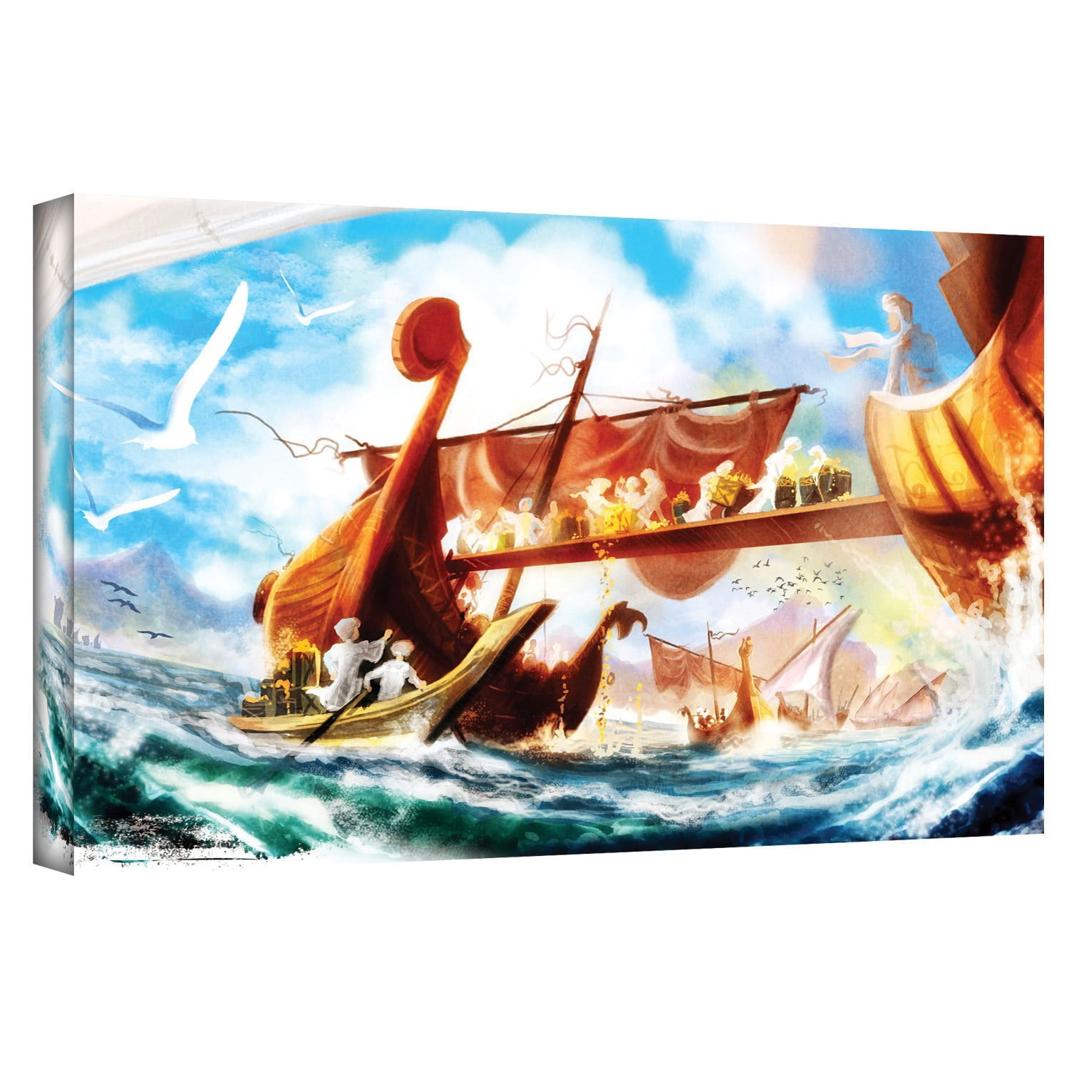 Luis Peres "Old Times 4" Gallery-Wrapped Canvas