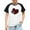 Black, variant on FAWUUDO Valentines Gift for Kids Short Sleeve Raglan Tee Casual Graphic Print T Shirt Boys Girls Romantic Holiday Summer Top Black 9-10 Years