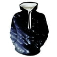 thumbnail image 1 of Rbaofujie Chandail en Molleton pour Hommes Mode Décontractée Col Rond Imprimé Pull Manches Longues Chandail en Molleton à Capuche Zippé, 1 of 4