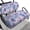 Pinkish-Purple Floral Pattern, variant on Pzuqiu Golf Cart Bench Seat Covers Easy Installation, for Golf Cart Seats, Golf Cart Seat Covers, Compatible with Club Car Precedent Seat Most 2-Seater Carts