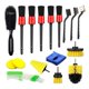 thumbnail image 1 of Kit De 17 Piezas De Taladro Eléctrico Y Cepillo De Limpieza De Automóviles Que Incluye Cepillo De Ventilación, Cepillo Para Neumáticos De Mango Corto, 5 Piezas De Cepillos Para Detalles De Pelo De Cateissary VI011495-00, 1 of 6