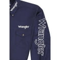 thumbnail image 2 of Wrangler Navy White Logo - Mens Shirt  - Mp2327N, 2 of 4