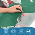 thumbnail image 5 of Yayeee Kitchen Curtains Tier Set of 2 Light Filtering 57"x36" Over Sink Window Panels, Cute Christmas Pattern, 5 of 7