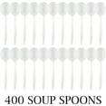 thumbnail image 6 of PLASTICPRO Disposable Plastic Soup Spoons Mediumweight Cutlery Utensils, 400 Pack, 6 of 9