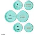 thumbnail image 2 of Silicone Layer Cake Pan, 6 Pack Rainbow Cake Pans, 4/6 Inch Silicone Round Cake Mold Set, Baking Pan Layer Cake Pan Tins for Rainbow Cake Vegetable Pancakes, 2 of 7