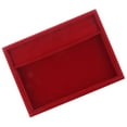 thumbnail image 1 of KLKCMS Plateaux à Bijoux en Velours Présentoir à Bijoux Rouge Velours, 1 of 9