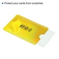 thumbnail image 3 of Uxcell Laser Gold Protector NFC Holder RFID Blocking Credit Card Sleeves 20 pack, 3 of 5