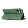 thumbnail image 3 of for iPhone 16 Plus Case, PU Leather Case, Vintage Wallet Case Book Folding Flip Case with Kickstand Card Holders Slots Magnetic Closure Protective Cover for iPhone 16 Plus, Green, 3 of 13