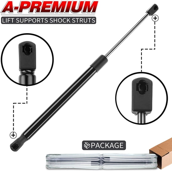 A-Premium Front Hood Lift Supports Gas Spring Struts Compatible with Chevrolet Equinox 2010-2015 GMC Terrain 2010-2015