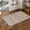 Beige Multi, variant on WeWove Hand Woven Chindi Rug - Boho Rustic Area Accent Throw Rug - Area Floor Carpet for Bedroom Living Room Kitchen Dorm Entryway Hallway - 20x32 inch Area Rug Multicolor