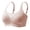 Beige BGM, variant on Bra Women Ladies Underwear Push up No Underwire Bras Solid Color Thin Brassiere Loose Everyday Wear Beige XL