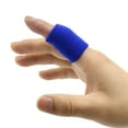 thumbnail image 2 of Unique Bargains 10pcs Blue Cotton Stretch Sport Anti- Protector Finger Sleeve Support, 2 of 3