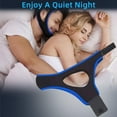 thumbnail image 2 of Chin Strap for CPAP Users | Keep Mouth Closed While Sleeping Chin Strap for Snoring | Better Night's Sleep, Stop Noise Anti Snoring Chin Strap for Men and Women, 2 of 7