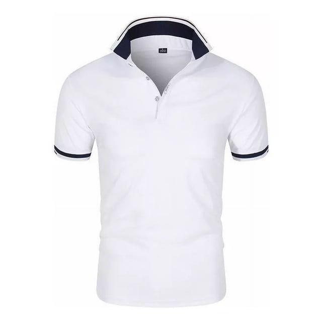 Camisa Polo De Manga Corta Para Hombres De Verano