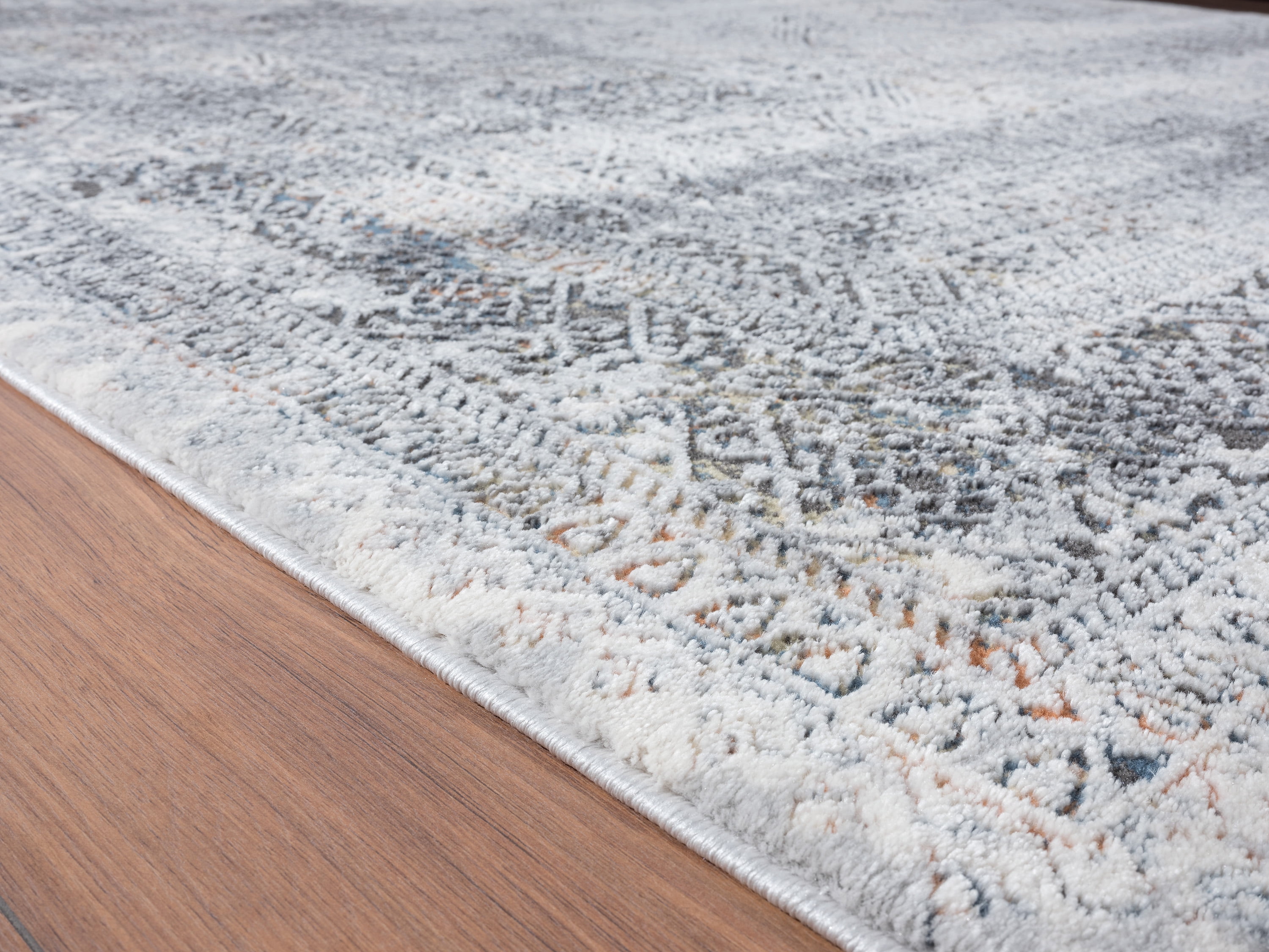United Weavers Rushmore Kennedy Contemporary Border Area Rug, Multi, 5'3" x 7'2"