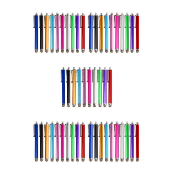 Decodeary 20 Pcs Stylets Tactiles en Métal Sensibles pour une Utilisation Précise sur Tout Écran Tactile Compatibilité Grand 5Ensemble