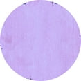 thumbnail image 1 of Ahgly Company Machine Washable Indoor Round Abstract Blue Modern Area Rugs, 3' Round, 1 of 4