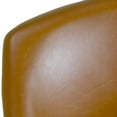 thumbnail image 4 of Set of 2 Adaya Cappuccino Faux Leather Arm Chair with Beech Legs, 4 of 9