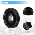 thumbnail image 4 of Juego de embrague de compresor de CA de repuesto para Dodge Grand Caravan 2011-2020 Conjunto de reparación de embrague de A/C, 4 of 7