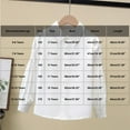 thumbnail image 2 of Cethrio Girls Long Sleeve Shirts, Lapel Thin Cotton Casual Button Down Shirts White Size 12, 2 of 2