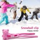 thumbnail image 3 of Oso de dibujos animados fabricante de bolas de nieve niños invierno al aire libre playa jugar juguete (rosa) Ndcxsfigh Nuevos Originales, 3 of 6