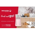 thumbnail image 4 of Holstein Housewares Cafetera de una sola porción, cafetera personal de 14 oz con filtro reutilizable, operación con un solo toque y apagado automático, rosa, 4 of 5