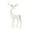 C, variant on Dtchengua Faux Deer Sculpture, European-Inspired Statue for Indoor/Outdoor Decor, Versatile Accent for Garden, Mantel and Entryway with Year-Round Elegance
