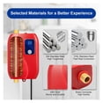 thumbnail image 4 of Electric Tankless Water Heater Bathroom Kitchen Instant Hot Water Heater With LED Display Shower Water Fast Heating ,Compact Design, 4 of 6