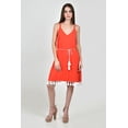 thumbnail image 5 of Vestido con detalle de borlas Roman Fashion /Juvenil, 1817 (Naranja) naranja M, 5 of 5