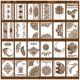 thumbnail image 5 of Plantilla de pintura PET de encaje retro, plantilla hueca de graffiti pintada, plantilla de plástico multifuncional, 5 of 6