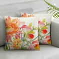 thumbnail image 2 of Nawypu  Throw Pillow Case Peach Peony  Square Cushion Cover Standard Pillowcase for Men Women Home Decorative Sofa Armchair Bedroom Livingroom 2pcs, 2 of 6